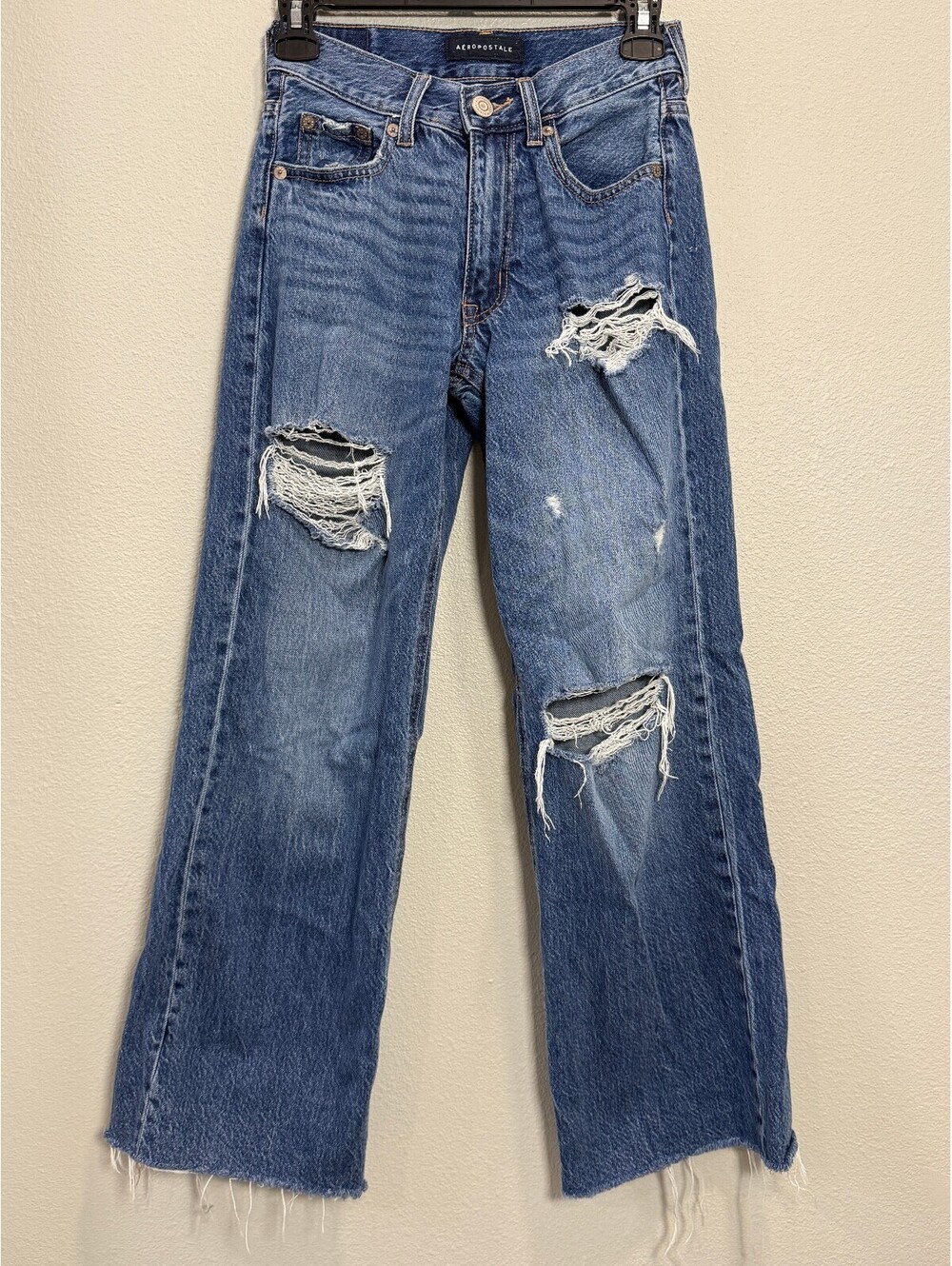 Aeropostale High Rise Baggy Wide-Leg Jean - Women's 24